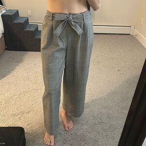 J Crew high waist wide leg trousers